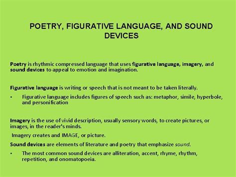 What is a Sound Device in Poetry and How Does It Enhance the Rhythmic Quality of Verse?